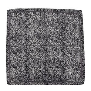 Satin Leopard Print Scarf